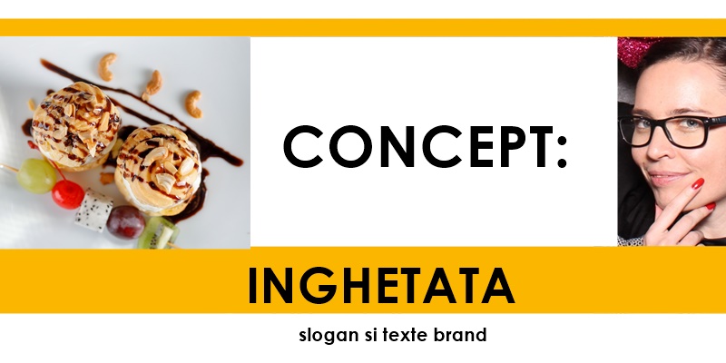 CONCEPT – idei și slogan firma inghetata